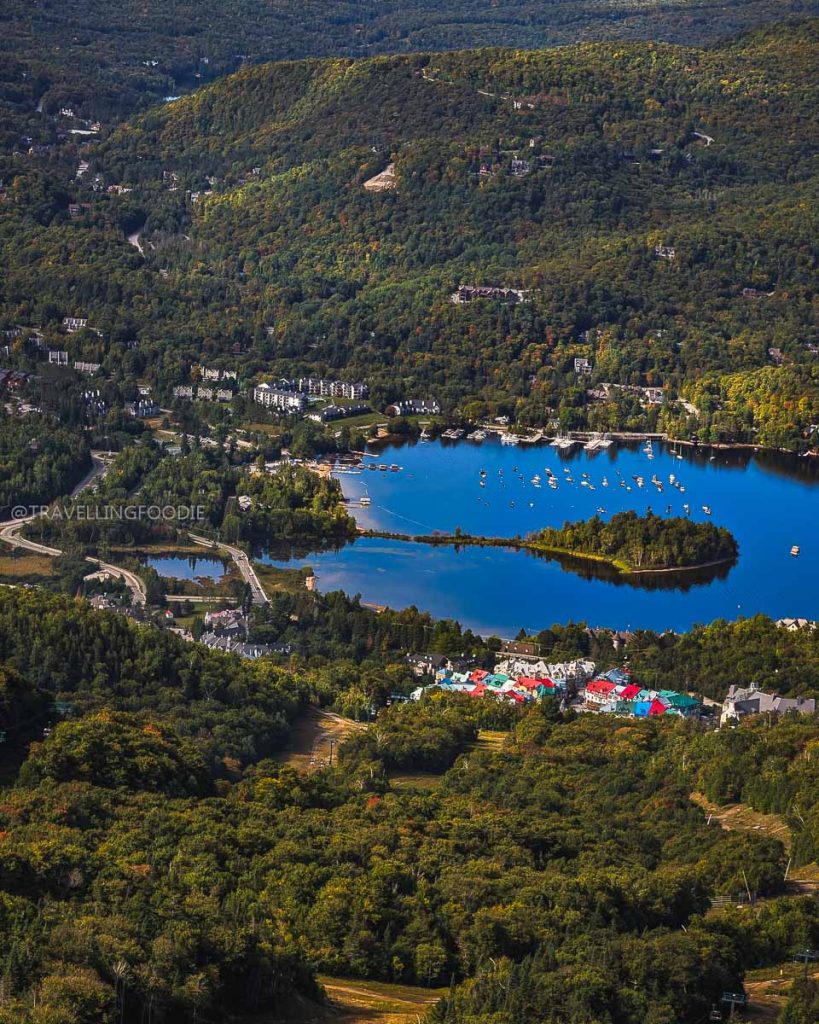 The vast region of Laurentians, Canada