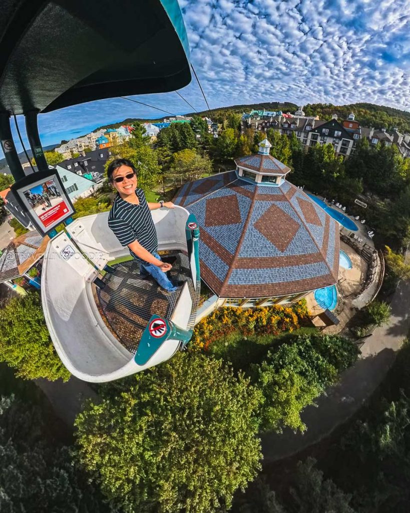 Travelling Foodie Raymond Cua road trip to Mont Tremblant riding the Cabriolet
