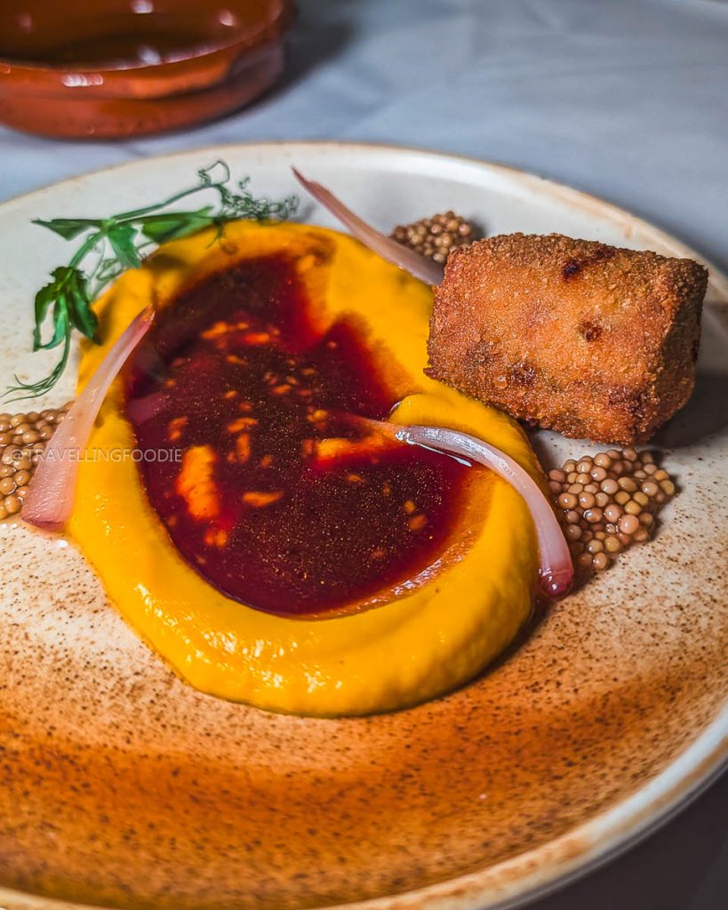 Rabbit and Foie Gras Croquette at sEb L'Artisan Culinaire, one of the best restaurants in The Laurentides