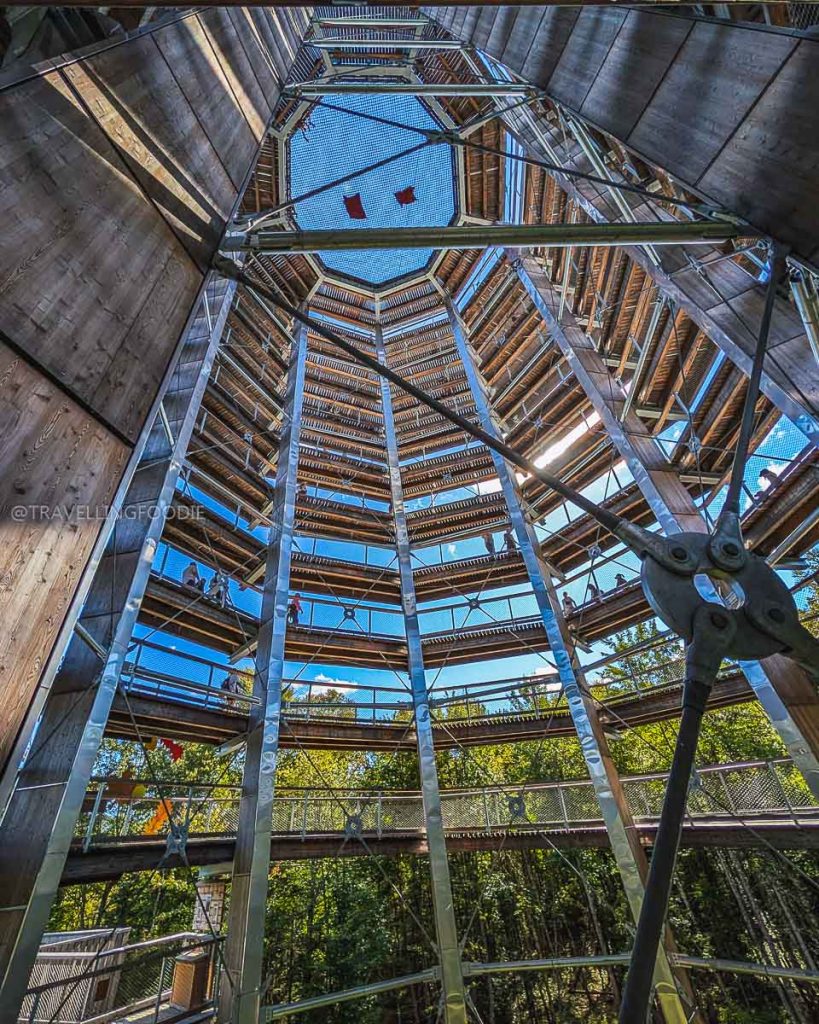Panoramic Tower at Sentier des cimes Laurentides