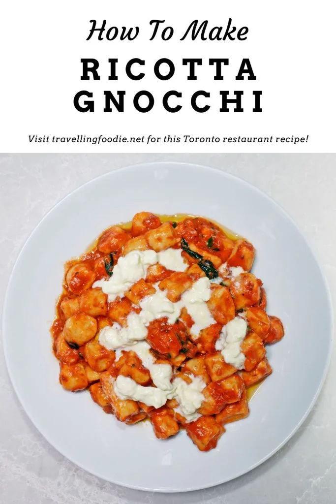 How To Make Ricotta Gnocchi Recipe from Fabricca Toronto on Travelling Foodie