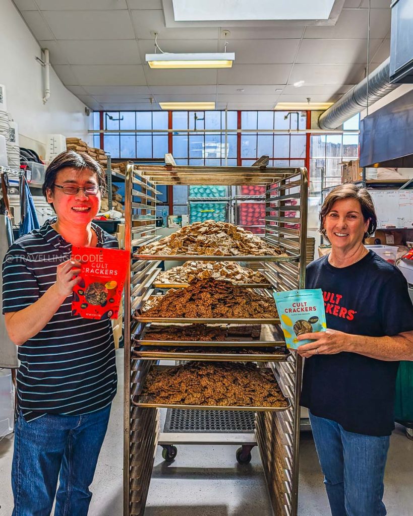 Travelling Foodie Raymond Cua and Chef Dianna Dar at Cult Crackers in Berkeley, California