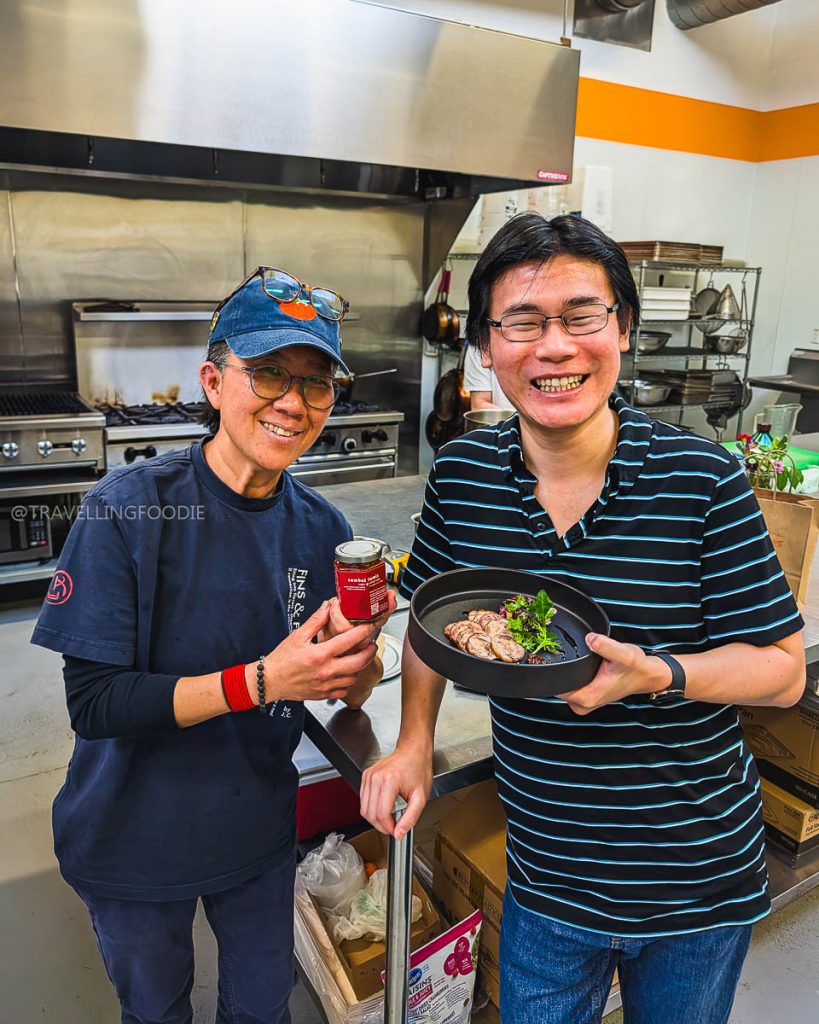 Travelling Foodie Raymond Cua and Chef Jin Chua at Fins and Feathers in Berkeley, California