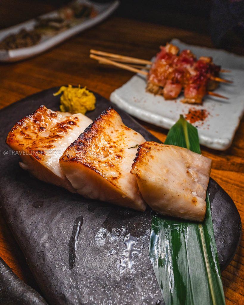 Melt-in-your-mouth Gindara Saikyo Yaki black cod at Ippuku, an essential stop for where to eat in Berkeley.