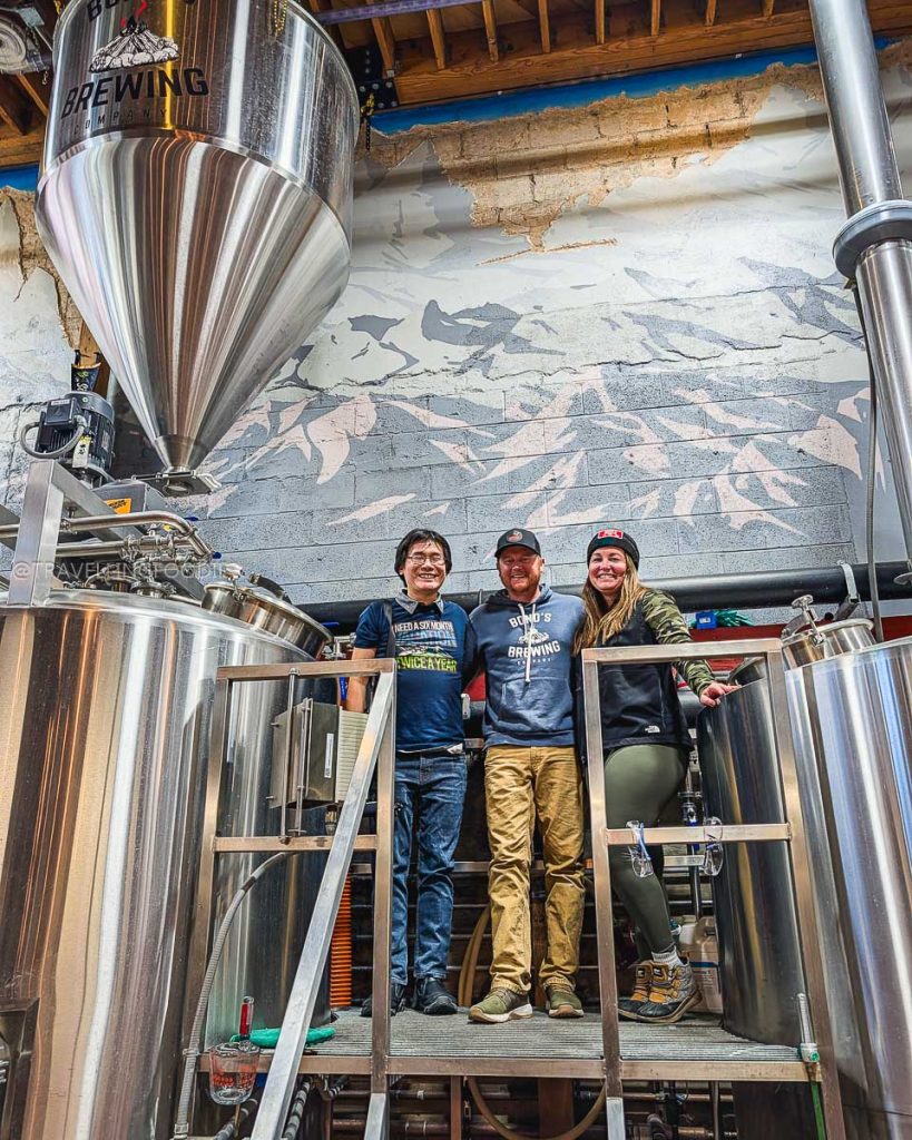 Travelling Foodie with Jay and Mallory Bond at Bond's Brewing Company, a highlight of the Laramie food scene.