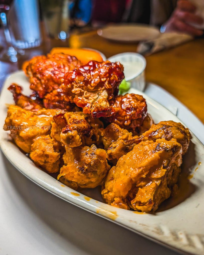 Delicious cauliflower wings at Sweet Melissa Cafe a top spot for where to eat in Laramie and best restaurants in Laramie.