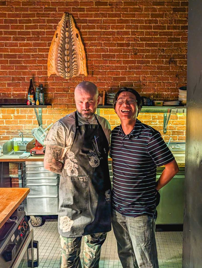 Travelling Foodie with Chef Cam McGihon inside the kitchen at Bar Lupulus Ottawa.