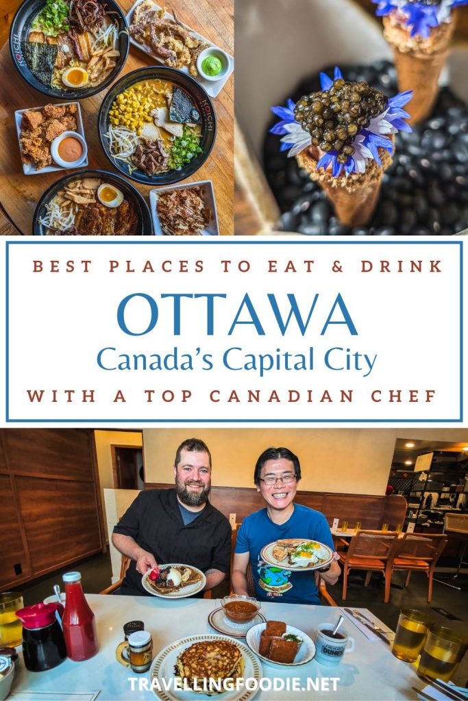 Ottawa restaurants guide featuring Koichi Ramen, fine dining at Perch, and breakfast at Dukes.