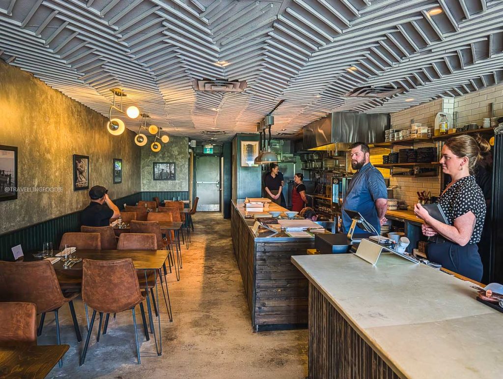 The intimate open kitchen concept at Perch, one of the best Ottawa restaurants.