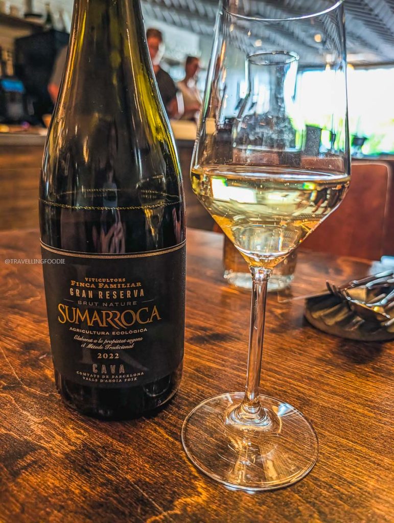 Sumarroca Gran Reserva Cava to start Perch Ottawa tasting menu hybrid beverage pairing